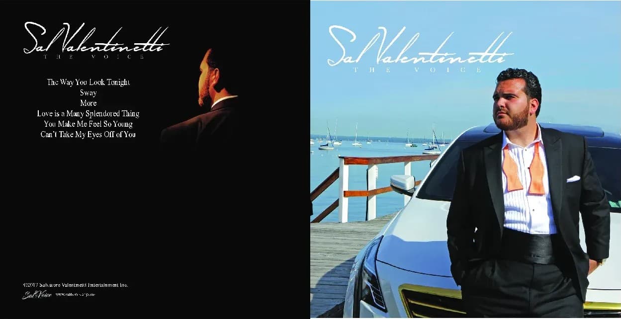 Front and back cover art for Sal Valentinetti’s EP